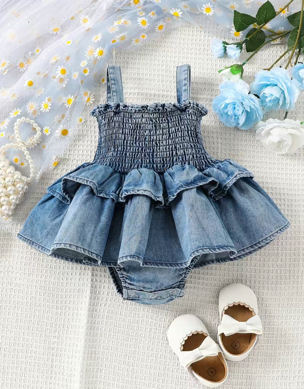 Denim dress