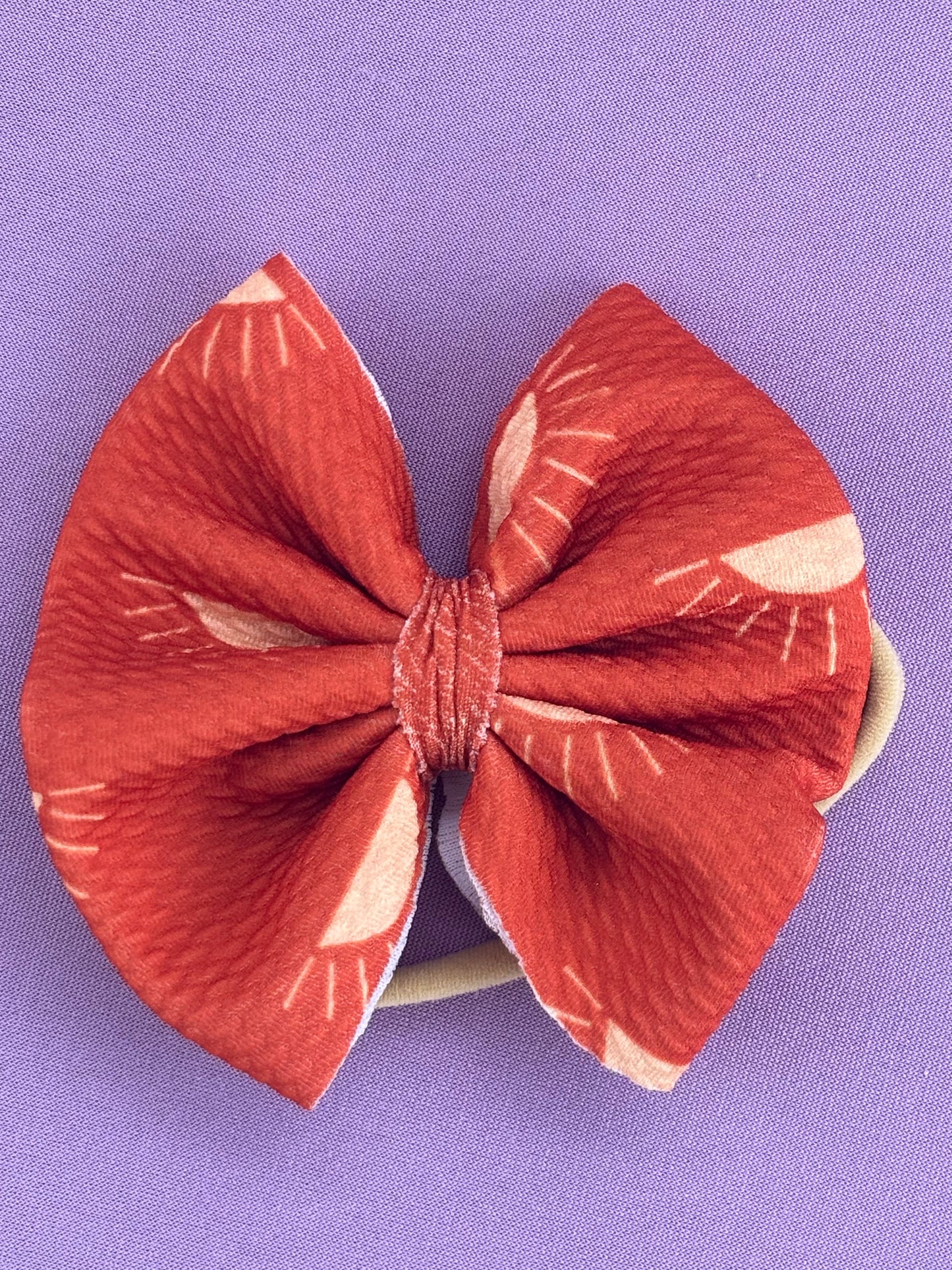 Oversized bow headband