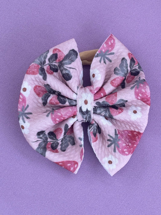 Oversized bow headband